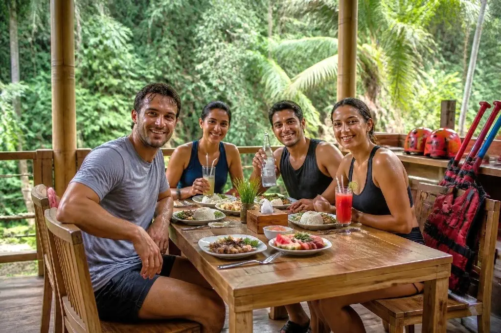 Ayung Rafting Lunch Group Photo.webp